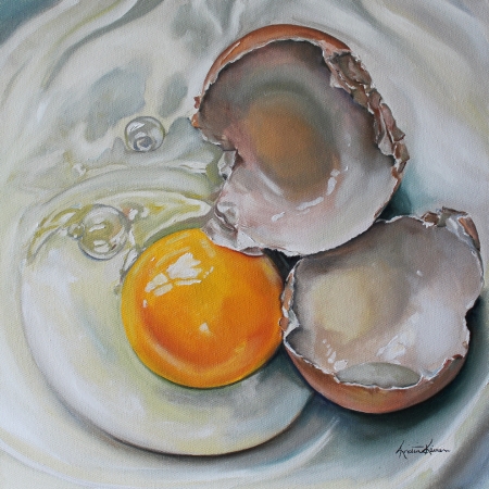 Fried Eggs by artist Kristine Kainer